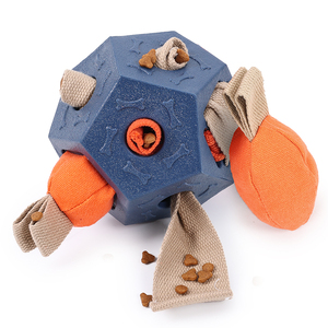 Pelota multifuncional para perros con juguetes de zanahoria | TPR Treat Dispensing IQ Training Toy - Product Image 4