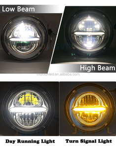 Luce a Led personalizzata per <span class=keywords><strong>Royal</strong></span> Enfield intercettatore 650 accessori 7 "faro tondo a Led per moto per intercettatore 650 - Product Image 4