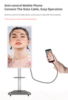 Équipement de diffusion en direct interactif HUSHIDA avec écran tactile LCD portable multi-pouces pour les fans
