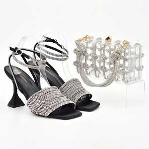 Banchetto tacchi alti <span class=keywords><strong>con</strong></span> tessuto trasparente borsetta graziose borse e <span class=keywords><strong>scarpe</strong></span> da <span class=keywords><strong>donna</strong></span> - Product Image 2