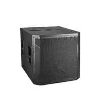 Caisse de subwoofer actif professionnel de 18 pouces, sensibilité 98 dB, amplification bi-amp classe D, 8 ohms, DSP pour sonorisation de scène et DJ