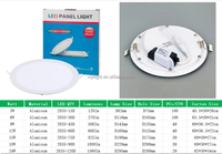 Mini İnce 3W 4W 6W 9W Gömme Arka Aydınlatmalı Kısılabilir Yuvarlak Kare Düz Tavan Led Panel Lambası