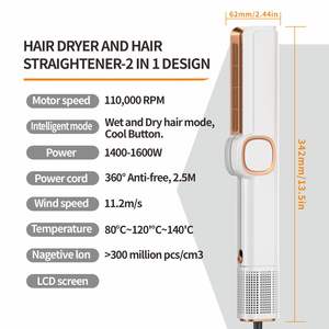 Professional Online High Quality LCD Display 140 ℃ Hair Straightener Eurpeo Market Straighter Flat <strong>Iron</strong> - Product Image 2