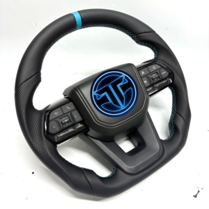 Volante de Cuero para <span class=keywords><strong>Toyota</strong></span> Prado Land Cruiser Camry Corolla GR LC300 LC250 LC200 LC105 LC79 LC70 LC76 N70 N80 - Product Image 2