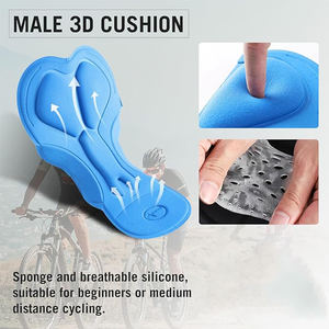 Shorts de protection pour le cyclisme masculin, sous-vêtements pour le cyclisme en plein air, la course en montagne, les sports, avec rembourrage 3D pour protéger les fesses - Product Image 5