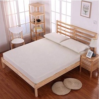 Drap de lit avec jupe de 15 pouces de hauteur, en fibre d'argent, pour mise à la terre, fabriqué aux États-Unis, avec cordon de mise à la terre de 15 pieds