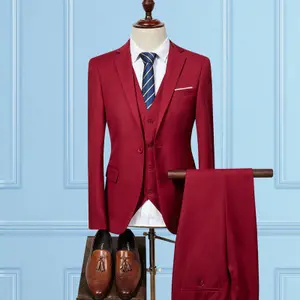 Nanchang Xihui The new best man blazer is a three-piece suit with a larger size man suit