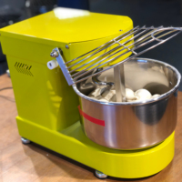 Mélangeur à spirale numérique de marque Pizza de 7 litres, pétrin de table pour la pâtisserie avec bol en acier inoxydable