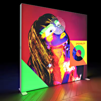 Équipement publicitaire en gros : Boîte lumineuse LED suspendue avec graphiques personnalisés, affichage rétroéclairé pour stand d'exposition et événementiel