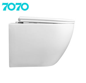 <span class=keywords><strong>WC</strong></span> mural monobloc moderne avec siphon en P, design sans bride, nano-revêtement autonettoyant, kit <span class=keywords><strong>WC</strong></span> complet - Product Image 2