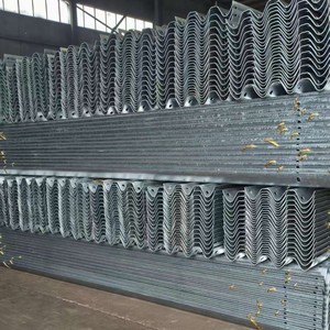 Aashto en1317 giấy chứng nhận q235b q355b thép mạ kẽm đường cao tốc hộ Lan tôn sóng giao thông rào cản với <span class=keywords><strong>U</strong></span> bài C bài - Product Image 1