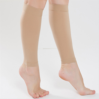 Bas de contention sans pieds, longueur genou, pour varices, lymphœdème, TVP, anti-embolie, avec support clinique certifié classe II