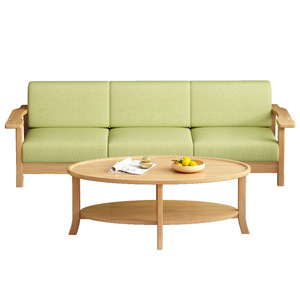 Solid Wood <b>Sofa</b> With Removable Washable Cushions For Elderly Living Room Furniture - Product Image 3
