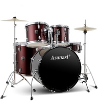 Wholesale Percussion Instruments Beginner Adult Children's Drum Set Jazz Drums 5 Drums 3 4 Cymbals