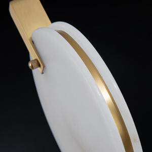 Suspension en marbre espagnol tout en cuivre, luminaire de luxe à tête unique de style chinois pour table à manger, bar, éclairage créatif pour - Product Image 6