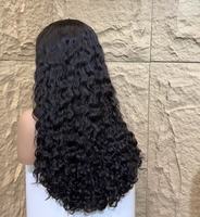 Peluca de Cabello Humano Vietnamita Virgen SDD, Rizos Voluminosos, Densidad 250%, Sin Pegamento, Lista para Usar, Encaje Frontal HD 13x6, Precortada y Predecolorida