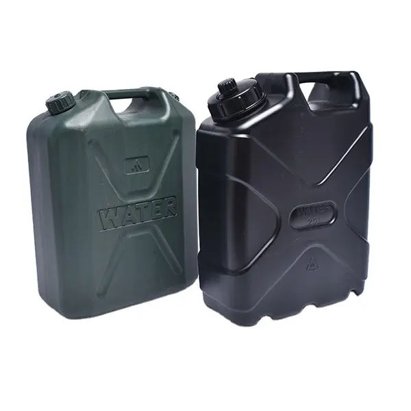 Contenedor de agua portátil para acampada al aire libre, 10L, 20L, Verde