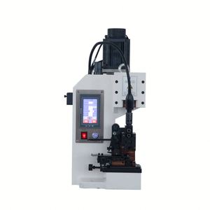 Automatic 2.0Tons Press Capacity Electric Power Drive <b>Wire</b> Cable Mute Terminal Crimping Pressing Punching <b>Machine</b> <b>Stripping</b> - Product Image 6