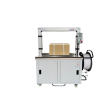 Machine d'emballage automatique à grande vitesse pour boîtes en carton avec système d'alimentation et de scellage de bande PP/PET