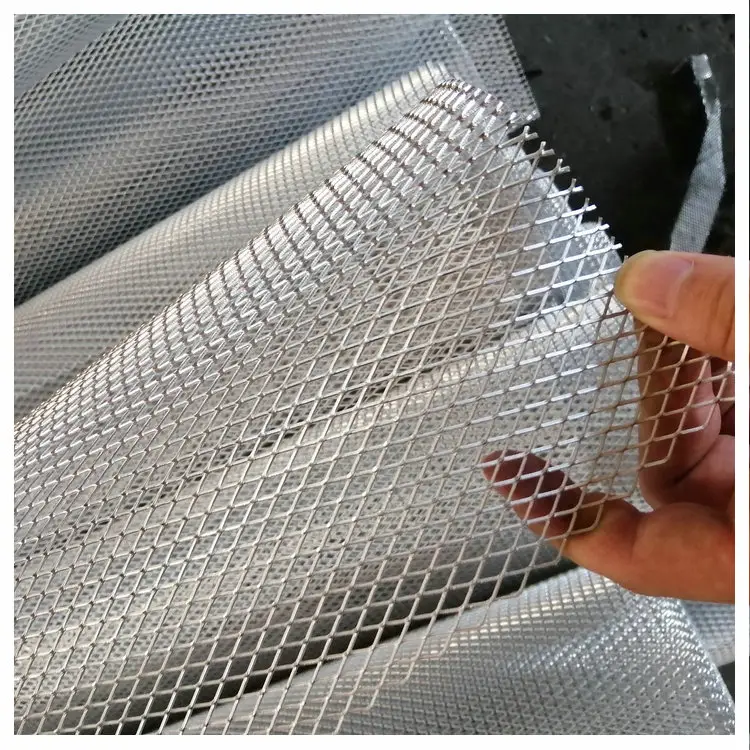 Pulver beschichtung Small Hole Expanded Mesh Aluminium/Stahl Expand Metal Mesh Dekoratives Netz