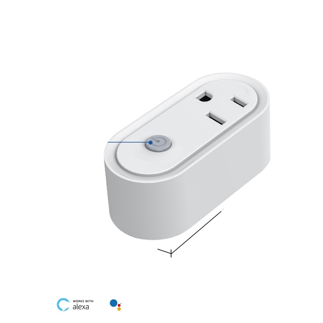 SLS Tuya Matter Smart Plug US 15A 2000W CE Certified with Energy Monitor App Remote Control Works with Google Home Alexa