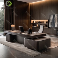 Meubles de bureau personnalisables, bureau de patron, bureau de direction, table de bureau de direction, bureau de luxe, table de patron