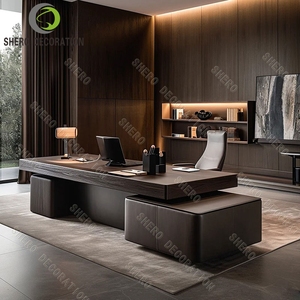 Muebles de Oficina Personalizables, <span class=keywords><strong>Escritorio</strong></span> Ejecutivo, Mesa de Oficina para Gerente, <span class=keywords><strong>Escritorio</strong></span> de Lujo para CEO, Mesa para Jefe - Product Image 2