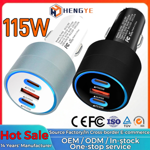 อะแดปเตอร์<span class=keywords><strong>ชาร์จ</strong></span>ในรถยนต์ GaN 115W 30w60w100w ที่ชาร์จ<span class=keywords><strong>โทรศัพท์</strong></span>ในรถยนต์ขนาดเล็กแบบเร็ว <span class=keywords><strong>ชาร์จ</strong></span>เร็วในรถยนต์แบบ Type C สำหรับแล็ปท็อปและโทรศัพท์ - Product Image 2
