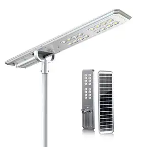 Solar powered aluminium alloy motion lights 100 w solar street light