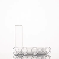 Botol harapan Mini penyumbat gabus Diameter 22mm tabung kaca bening 4ml stoples penyimpanan 5ml 7ml 15ml 18ml 20ml 25ml 30ml kapasitas