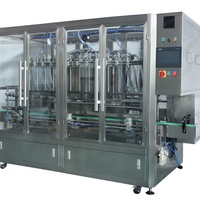 Machine de remplissage automatique de boissons et de produits chimiques pour bouteilles en verre, emballage d'huile et de barils