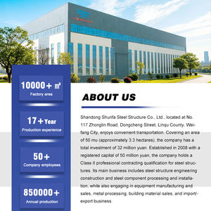 Atelier préfabriqué en structure métallique à faible coût, conception industrielle pour entrepôts, appartements, garages, hôtels - Product Image 6