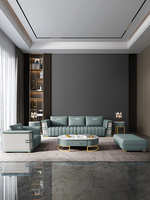 Ensemble de meubles modernes canapés confortables modulaires de luxe canapés de salon sectionnels en cuir Guangdong cuir synthétique 1 ensemble