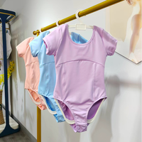Justaucorps de gymnastique pour filles en coton coloré tendance et très vendu, justaucorps de ballet