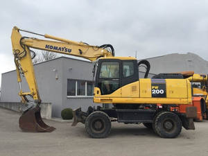 Excavadora de ruedas KOMATSU de alta eficiencia, original de Japón, multifuncional, en buenas condiciones, usada, Komatsu PW40 110 120, 200 - Product Image 6