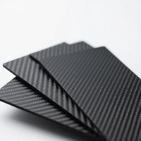 Cadre/pièces en carbone pour drone et UAV RC découpés par CNC, tissage uni et sergé, feuille de fibre de carbone 3k, surface brillante/mate, noir