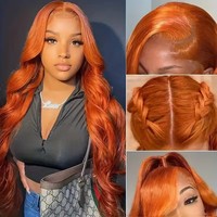 Perruque brésilienne authentique en cheveux Remy, densité 150 %, perruque frontale complète 360 invisible, sans adhésif, nœuds pré-décolorés