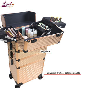 Trousse de maquillage professionnelle 4 en 1 pour la <span class=keywords><strong>coiffure</strong></span> des ongles et les cosmétiques - Product Image 4