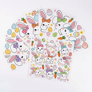 <span class=keywords><strong>Adesivi</strong></span> in PVC a Forma di Coniglietto Pasquale e Uovo, Decorazioni <span class=keywords><strong>per</strong></span> Feste di Compleanno e Pittura Decorativa - Product Image 3