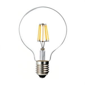 หลอดไฟ LED ทรงกลม 4 วัตต์ ขั้ว E27 แบบตกแต่ง แก้วใส สไตล์ไส้หลอด - Product Image 2