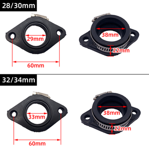 Koso Oko Motorfiets Carburateur Adapter Inlaat Pijp Carburador Voor <span class=keywords><strong>110</strong></span>-160cc Motor Voor Pwk 32/34Mm Fit Body Systemen Voor - Product Image 4