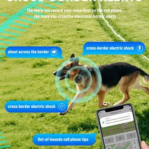 <span class=keywords><strong>Collar</strong></span> inteligente-Alerta DE SALUD AI-Cerca electrónica-Impermeable y a prueba de golpes-Monitor de ansiedad por separación de mascotas - Product Image 2