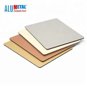 Panel compuesto revestido de aluminio plástico PE perforado ligero 3mm PVDF ACP revestimiento panel de pared exterior