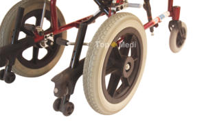 Silla de ruedas para parálisis cerebral para niños pequeños y niños de aluminio, ajustable y segura (edades 2-8) - Product Image 4