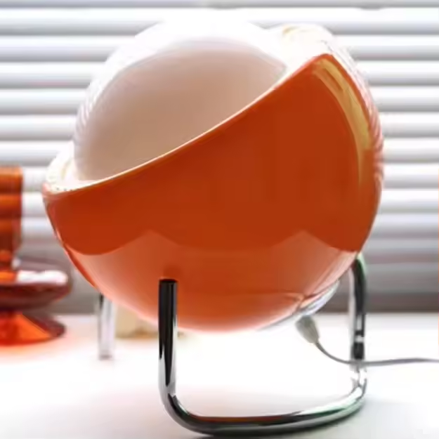 Creative Orange Glass Dimmable Home Decor Restaurant Desk Lamp