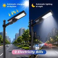 Lampes solaires à détecteur de mouvement KCD IP65, 3 modes, ABS haute qualité, extérieur, 100w 150w 300w 400w 2000w, éclairage solaire du crépuscule à l'aube