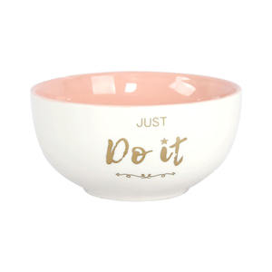 Tazón de cerámica dorado <span class=keywords><strong>para</strong></span> restaurante, tazón de cena con texto dorado creativo <span class=keywords><strong>para</strong></span> el Día de San Valentín y la familia - Product Image 5