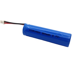 Dung lượng cao <span class=keywords><strong>AA</strong></span> Kích thước 800mAh 14500 3.7V có thể sạc lại pin <span class=keywords><strong>lithium</strong></span> 14500 3.7V 800mAh Li-ion hình trụ pin cho đèn pin - Product Image 4