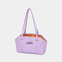 Sac de transport pour petits animaux de compagnie, imperméable, confortable, en cuir souple, pour chat et chien