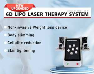 Máquina de Adelgazamiento Corporal con Lipoláser, <span class=keywords><strong>Precio</strong></span> de Fábrica, Lipo Láser para Pérdida de Peso, Almohadilla Lipo 6D - Product Image 3